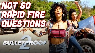 Pearl Thusi and Cassie Clare Answer NotSoRapid Fire Questions  Bulletproof 2