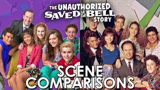 The Unauthorized Saved by the Bell Story 2014 and Saved by the Bell 1989  scene comparisons