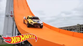 Tanner Fousts Reaction to His World RecordBreaking Jump  Team Hot Wheels  HotWheels