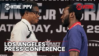 Errol Spence Jr vs Terence Crawford LA Press Conference  July 29th on SHOWTIME PPV