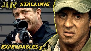 SYLVESTER STALLONE Arms dealer Ambush  THE EXPENDABLES 3 2014