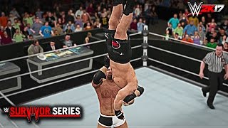 WWE Survivor Series 2016 Brock Lesnar vs Goldberg Full Match WWE 2K17 RECREATION