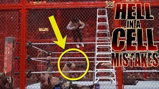 7 WWE Hell In A Cell 2018 Mistakes  Fails You Might Have Missed