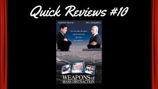Quick Reviews 10 Weapons of Mass Distraction 1997