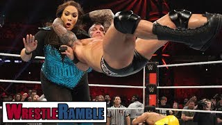 SHOCK Nia Jax Mens Royal Rumble Entry WWE Royal Rumble 2019 Review  WrestleTalks WrestleRamble
