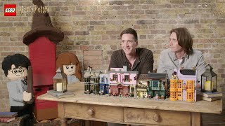 Visit LEGO Harry Potter Diagon Alley with James and Oliver Phelps
