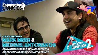 Voice Stars Mark Meer Mass Effect  Michael Antonakos Assassins Creed TriCity Super Con 2019
