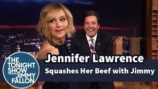 Jennifer Lawrence Squashes Her Beef with Jimmy Fallon