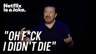 Your Thin Years vs Your Eating Years  Ricky Gervais Humanity  Netflix is a Joke