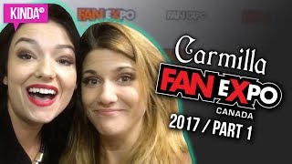THE CARMILLA MOVIE  FAN EXPO 2017  Part 1  KindaTV
