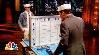 Battle Shots with Johnny Knoxville Late Night with Jimmy Fallon