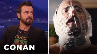 Justin Theroux Had To Suffocate Himself On The Leftovers  CONAN on TBS