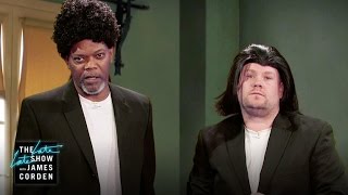 Samuel L Jackson Acts Out His Film Career w James Corden