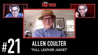 Talking Sopranos 21 wguest Director Allen Coulter Full Leather Jacket