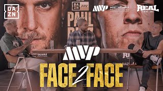 Jake Paul vs Nate Diaz  MVP Face 2 Face