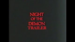 Night Of The Demon 1980 Trailer
