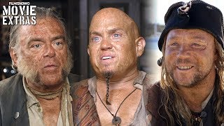 Pirates of the Caribbean 5  Onset visit with Kevin McNally Martin Klebba  Stephen Graham