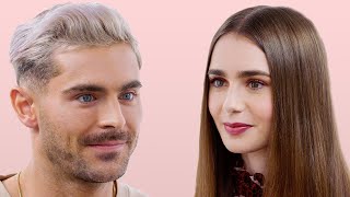 Zac Efron and Lily Collins Take a Friendship Test  Glamour