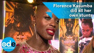 Florence Kasumba did all her own stunts in Black Panther movie