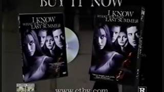 I Know What You Did Last Summer VHS and DVD Release Ad 1998