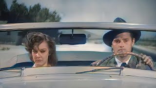 FilmNoir Mystery Movie  Detour Edgar Ulmer 1945  Tom Neal Ann Savage  Colorized Full Movie