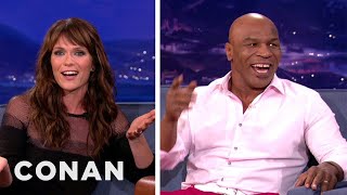 Katie Aselton Teaches Mike Tyson About Sexy Euphemisms From The League  CONAN on TBS