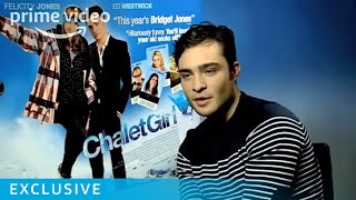 Gossip Girls Ed Westwick  Felicity Jones on Chalet Girl  Prime Video