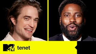 Tenet Stars Robert Pattinson  John David Washington Play Castmates 101  MTV Movies
