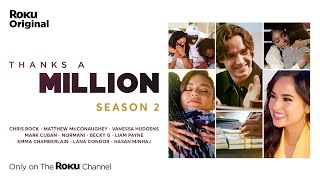 Thanks a Million Season 2  Official Trailer  The Roku Channel