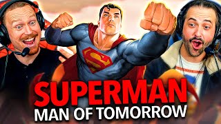 SUPERMAN MAN OF TOMORROW 2020 MOVIE REACTION FIRST TIME WATCHING Tomorrowverse  DC Animated