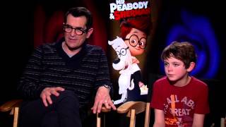 Mr Peabody  Sherman Ty Burrell  Max Charles Official Movie Interview  ScreenSlam