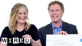 Will Ferrell  Amy Poehler Answer the Webs Most Searched Questions  WIRED