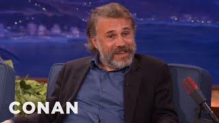 Christoph Waltz On The Difference Between Germans  Austrians  CONAN on TBS