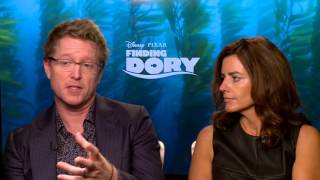 Finding Dory Director Andrew Stanton  Producer Lindsey Collins Official Movie InterviewScreenSlam