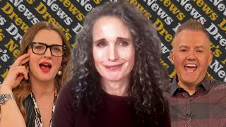 Andie MacDowell Embraces Quarantine with a Beautiful Silver Hair Look