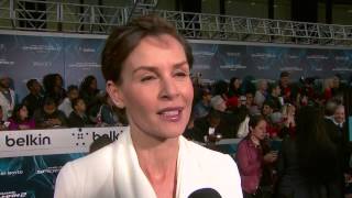 The Amazing Spiderman 2 Embeth Davidtz Official Movie Premiere Interview  ScreenSlam
