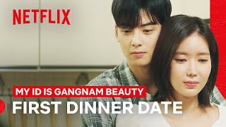 Mirae and Kyungseok Have Dinner Together  My ID is Gangnam Beauty  Netflix Philippines
