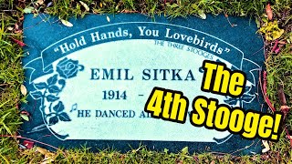 The Three Stooges Cast Member EMIL SITKA  Visiting His Gravesite  Others