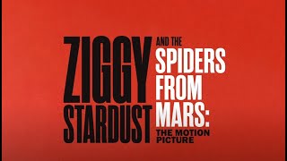 Ziggy Stardust and the Spiders from Mars  The Motion Picture  50th Anniversary Act One UK