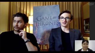 Game of Thrones  Interview with Isaac HempsteadWright and Daniel Portman