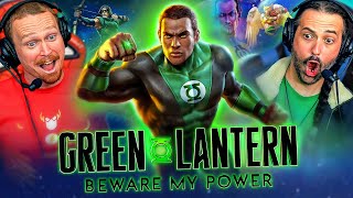 GREEN LANTERN BEWARE MY POWER 2022 MOVIE REACTION FIRST TIME WATCHING Tomorrowverse DC Animated