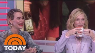Sarah Paulson And Cate Blanchett Talk About Oceans 8 And Make Hoda Lose It  TODAY