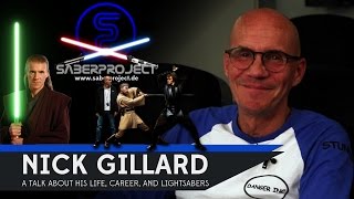 Nick Gillard in a talk about his life career and lightsabers  by Saberproject