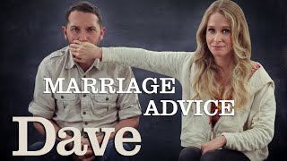 MARRIAGE ADVICE with Jon Richardson and Lucy Beaumont  Meet the Richardsons  Dave