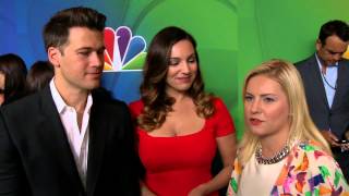 ONE BIG HAPPY Nick Zano Kelly Brook  Elisha Cuthbert NBC Upfronts TV Interview  ScreenSlam