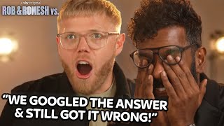 Romesh LOSES it over World Cup revelation in Two Truths  a Lie   Rob  Romesh vs
