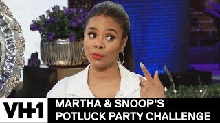 Snoop Dogg Reveals How He Got Grounded As A Kid  Martha  Snoops Potluck Party Challenge