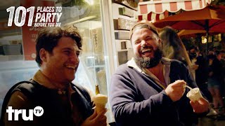 Adam Pally and Jon Gabrus Visit Little Man Ice Cream  101 Places To Party Before You Die  truTV
