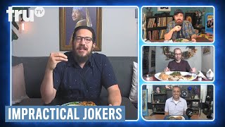 Impractical Jokers Dinner Party  Joe Botched the Heimlich Maneuver Clip  truTV