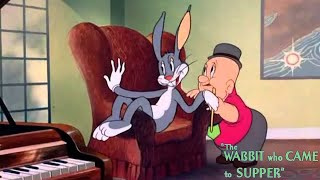 The Wabbit Who Came to Supper 1942 Merrie Melodies Bugs Bunny and Elmer Fudd Cartoon Short Film
